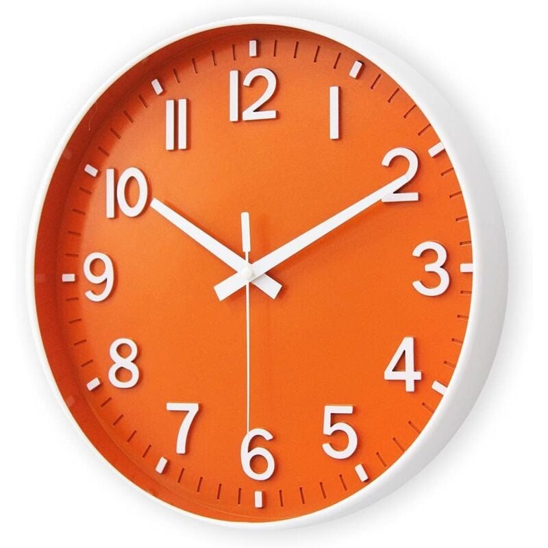 Modern Silent Wall Clock – Simple Quartz Design for Living Room or Bedroom Decor