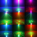8 Holes 128 Patterns Disco Light - LED Stage Laser Projector Light