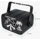 8 Holes 128 Patterns Disco Light - LED Stage Laser Projector Light