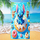 Stitch Microfiber Beach Towel – Quick-Dry Sand-Free for Kids & Adults