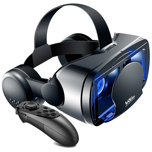 3D VR Headset – VRG Pro with Remote Compatible with 5–7'' Smartphones