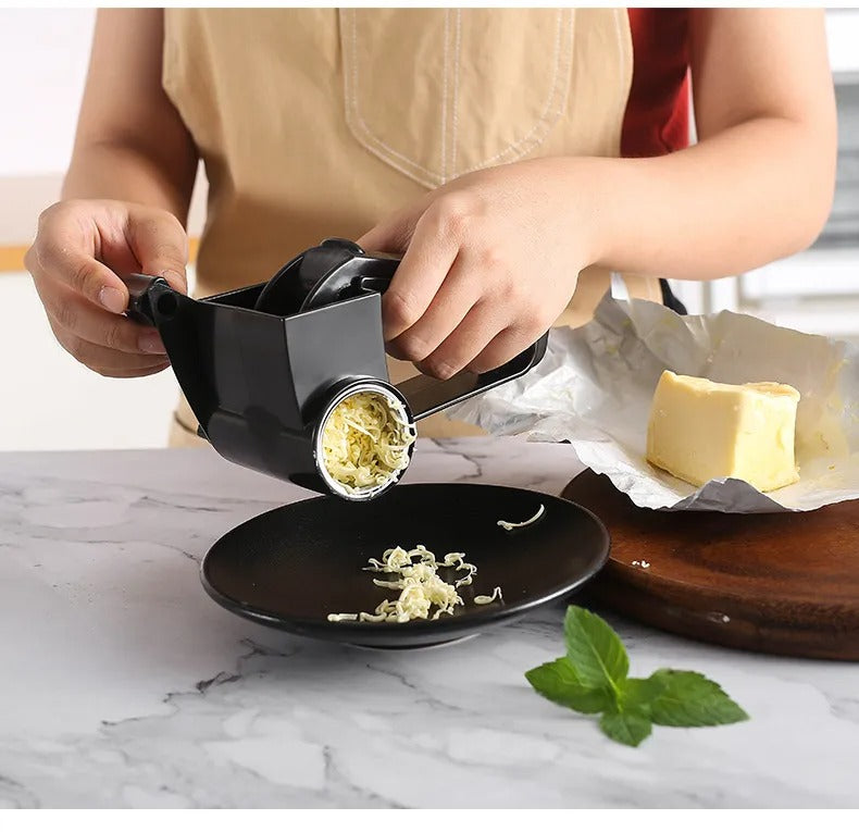 Rotary Cheese Grater – Hand-Crank Shredder for Cheese and Veggies