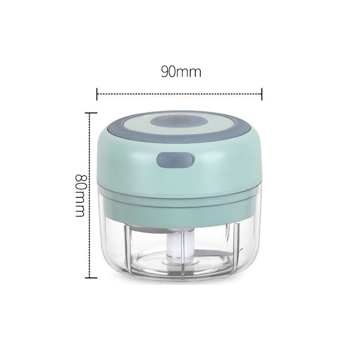 Rechargeable Mini Electric Garlic Crusher – Cordless Garlic Press & Food Processor