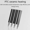 Mini Fireplace Effect Space Heater – 500W Plug-In Wall Heater with Thermostat & Remote Control