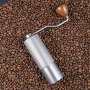 Manual Coffee Grinder – Adjustable Stainless Steel Burrs 25g Capacity Wooden