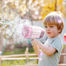 Rechargeable Bubble Gun – Bazooka Bubble Machine Toy for Kids