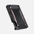 Minimalist Metal Wallet with Money Clip - Forged Carbon RFID Card Holder