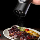 Salt & Pepper Electric Mill Grinder–  Adjustable Coarseness With Stand (2-Pack)