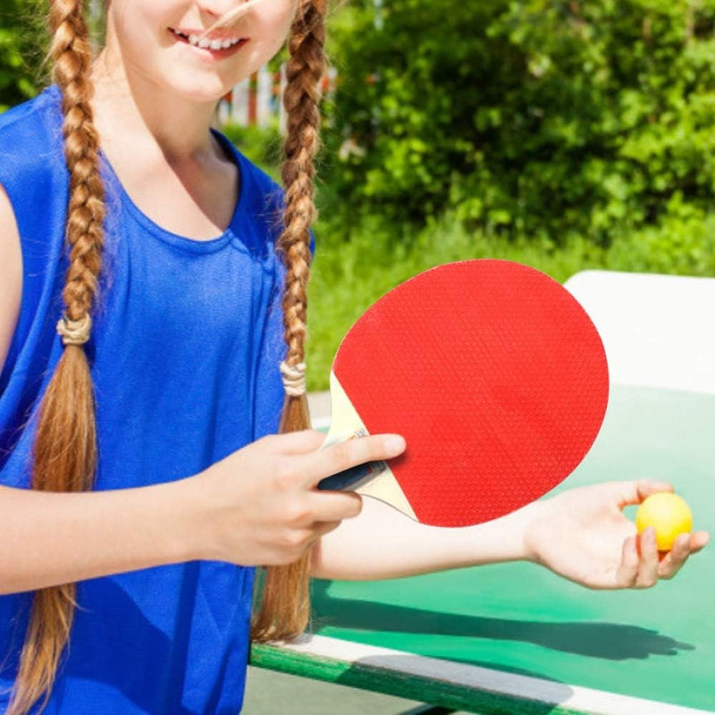 Table Tennis Racket Set – 4 Bats 8 Balls & Carry Bag Portable Ping Pong Kit for Home