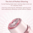 Dual Head Electric Lady Shaver – Waterproof Wet & Dry Hair Remover
