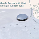 Non-Slip Bath Mat with Suction Cups – Anti-Mildew Washable Safe for Kids & Elderly