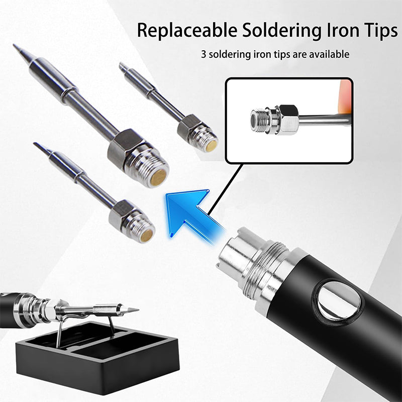 Cordless Soldering Iron Pen – USB Rechargeable Electric Welding Tool