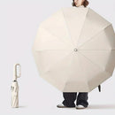 Windproof Folding Umbrella – Reinforced Frame Auto Open/Close Buckle Handle