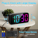 Vibrating Alarm Clock – Loud Bed Shaker Large Display for Heavy Sleepers & Hearing Impaired