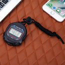 Digital Sports Stopwatch – Handheld LCD Chronograph Timer for Training