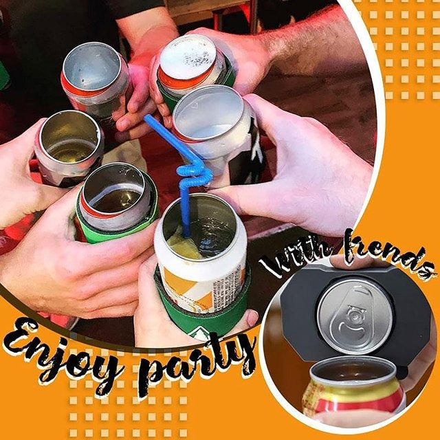Beer & Soda Can Opener – Manual Top Cutter for Kitchen Bar & Portable Use