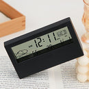 LED Transparent Alarm Clock – Luminous Display with Weather Temp & Humidity Functions