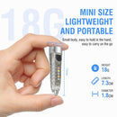 Mini Keyring Torch UV light – 400 Lumen LED USB Rechargeable IPX6 Waterproof