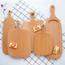 Beech Wood Chopping Board – Nordic Style Bread & Fruit Board for Kitchen