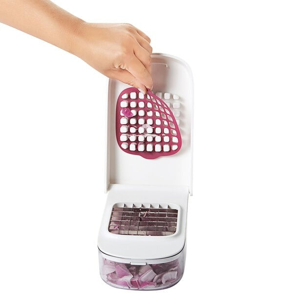 Quick Push Vegetable Chopper – Dicer & Cutter for Fruit & Veg