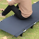Portable Folding Camping Bed – Lightweight Travel Bed for Adults & Kids – Black