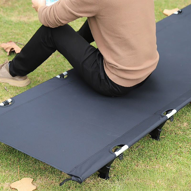 Portable Folding Camping Bed – Lightweight Travel Bed for Adults & Kids – Black