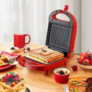 2-in-1 Sandwich Maker & Toaster – Non-Stick Auto Sealing Plates