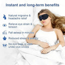 Smart Eye Massager & Sleep Mask – 3D Heated Eye Mask with Vibration