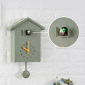 Cuckoo Clock with Pendulum – Battery-Powered Cuckoo Sound for Living Room Décor