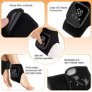 Cordless Heated Foot & Ankle Massager 2 Piece – 3 Heat Levels 3 Vibration Modes Infrared Hot Compress