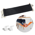 Under Desk Foot Hammock – Adjustable Footrest with Metal Hooks for Office & Home