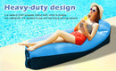 Inflatable Sun Lounger Air Sofa – Portable Couch with Headrest & Carry Bag