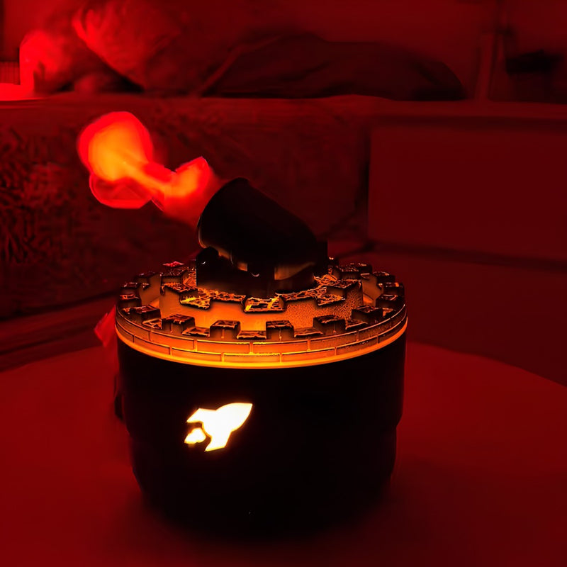Aroma Cannon Humidifier – Mini Diffuser with 7-Color LED & 2 Modes