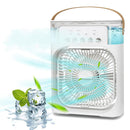 Portable 3-in-1 Cooling Fan & Air Conditioner – Compact Air Cooler with LED Night Light for Home