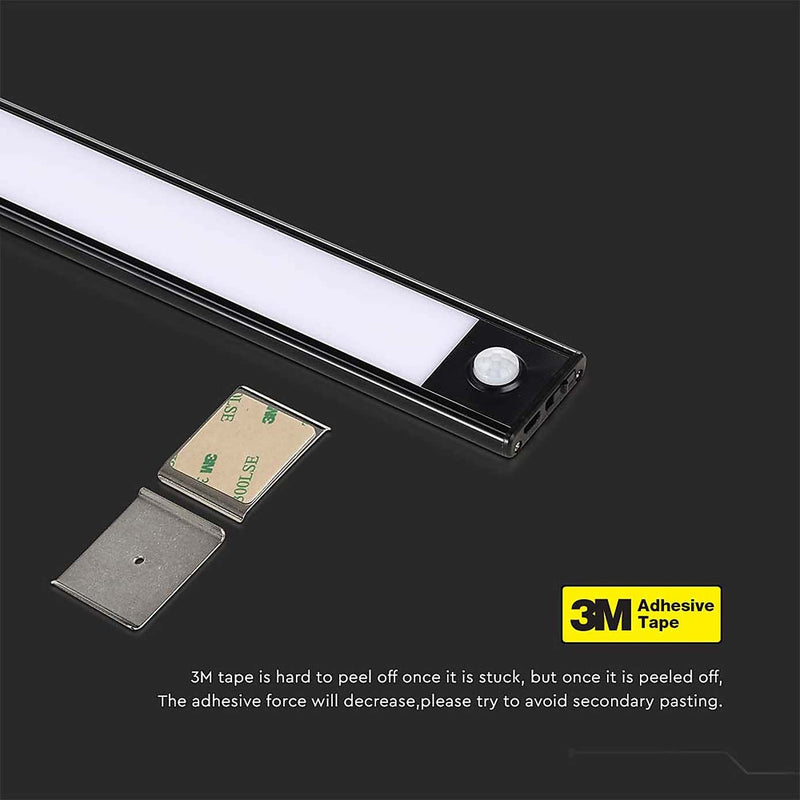 Motion Sensor Lights – USB Rechargeable LED Strip 3 Modes Dimmable Magnetic