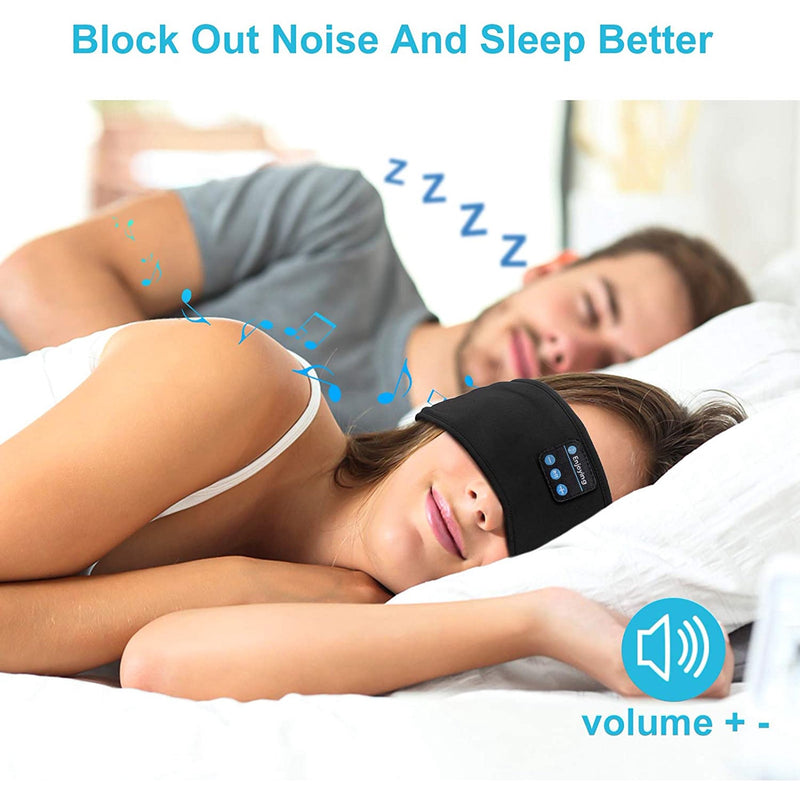 Wireless Bluetooth Sleep Headband – Ultra-Soft Headset with Built-In HD Stereo Speakers