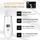 Facial Exfoliator Wireless Skin Spatula – 4-in-1 Facial Scrubber for Deep Cleansing