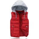 Unisex Winter Padded Body Warmer – Quilted Puffer Gilet with Removable Hood