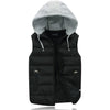 Unisex Winter Padded Body Warmer – Quilted Puffer Gilet with Removable Hood