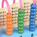 Wooden 10-Column Abacus – Early Learning Math Tool for Addition & Subtraction