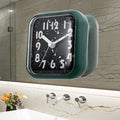 Waterproof Shower Clock – Silent Wall Clock with Suction Cup for Bathroom & Kitchen