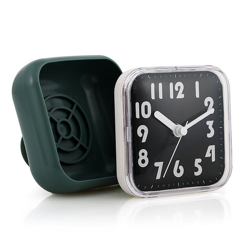 Waterproof Shower Clock – Silent Wall Clock with Suction Cup for Bathroom & Kitchen