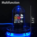 Smart Nixie Tube Clock – WiFi LED Display Vintage Cyberpunk Desk Clock Auto Time Update