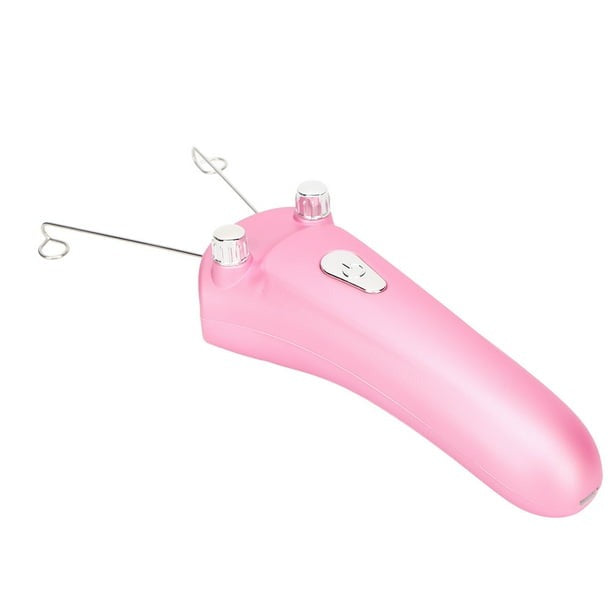 Rechargeable Electric Face Epilator – Cotton Thread Hair Remover with LED Light