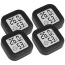 Set of 4 High-Precision Digital Indoor Hygrometers and Thermometers