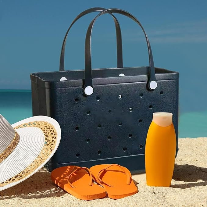 Rubber Tote Beach Bag – Travel Bag for Pool & Boat