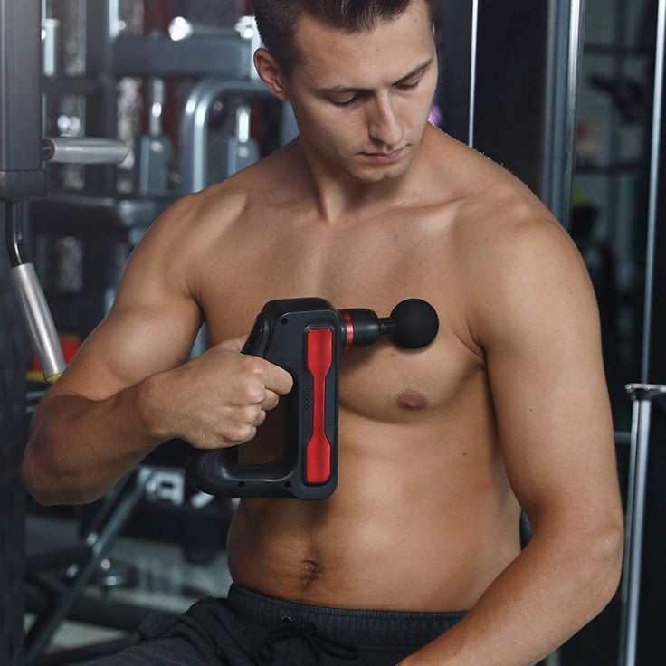 High-Frequency Massage Gun – 32-Speed Deep Tissue Fascia Massager for Neck Back & Muscles