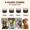 Dog and Pet clipper - Rechargeable Grooming Kit with 9 Accessories