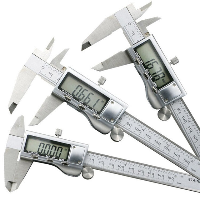 Digital Vernier Caliper – 150mm LCD Stainless Steel Gauge