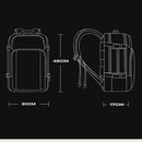Professional Travel Laptop Backpack – Waterproof & Anti-Theft Design – Black